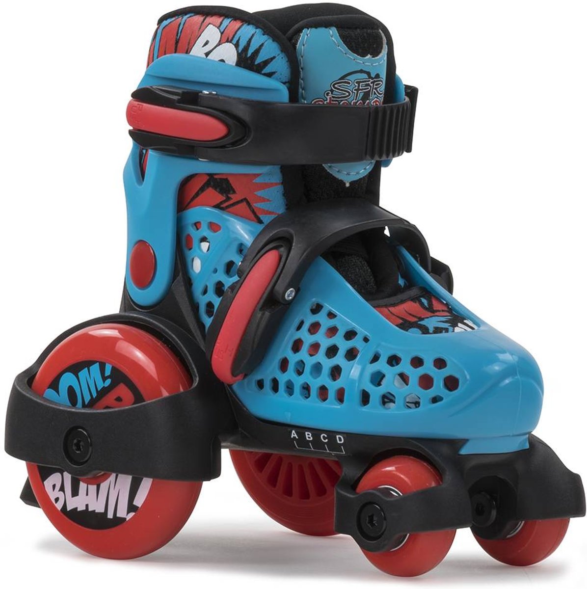 Rolschaatsen SFR Stomper quads blauw - Maat 23 - 27