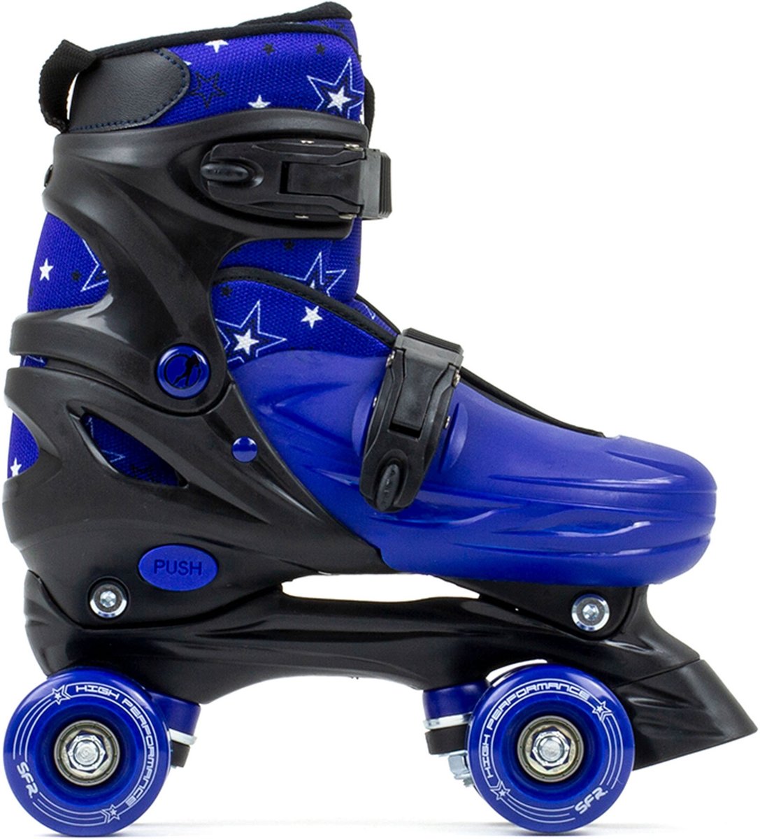 SFR Rolschaatsen - Maat 29-33Kinderen en volwassenen - blauw/zwart