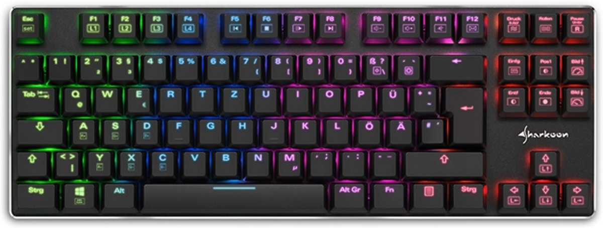 Shark PureWriter TKL RGB Blue (US-Layout