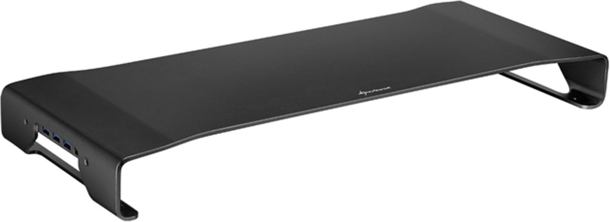 Sharkoon Aluminium Monitor Stand PRO Freestanding Black