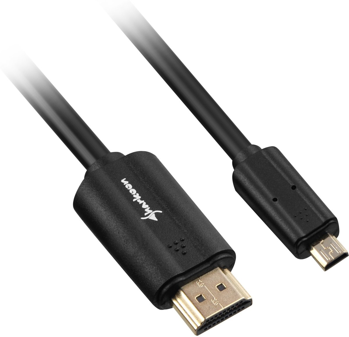 Sharkoon HDMI naar Micro HDMI 2.0 1M - Zwart