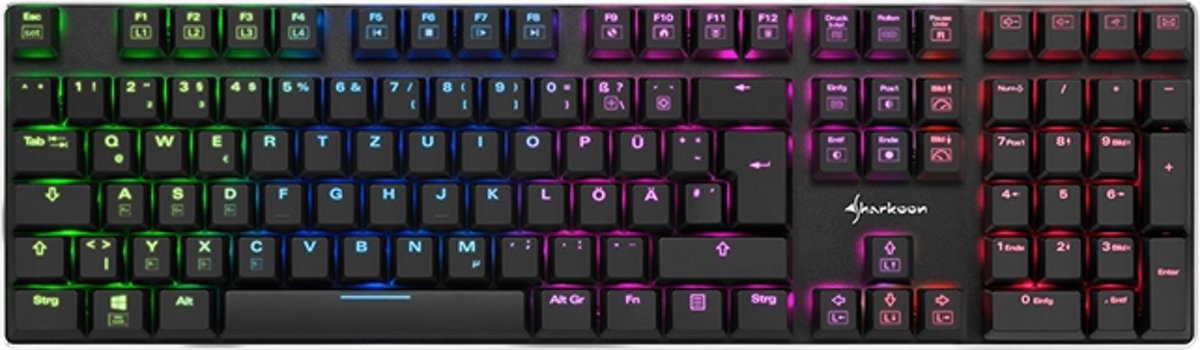 Sharkoon PureWriter RGB Blue (US-Layout)