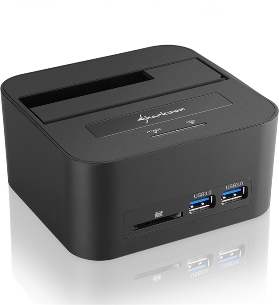 Sharkoon QuickPort XT HC PRO USB 3.1 (3.1 Gen 2) Type-B Zwart