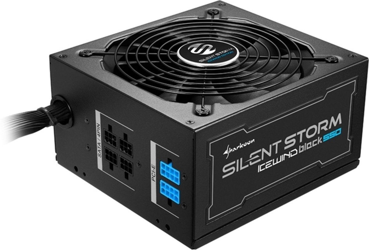 Sharkoon SilentStorm Icewind 550W ATX Zwart power supply unit