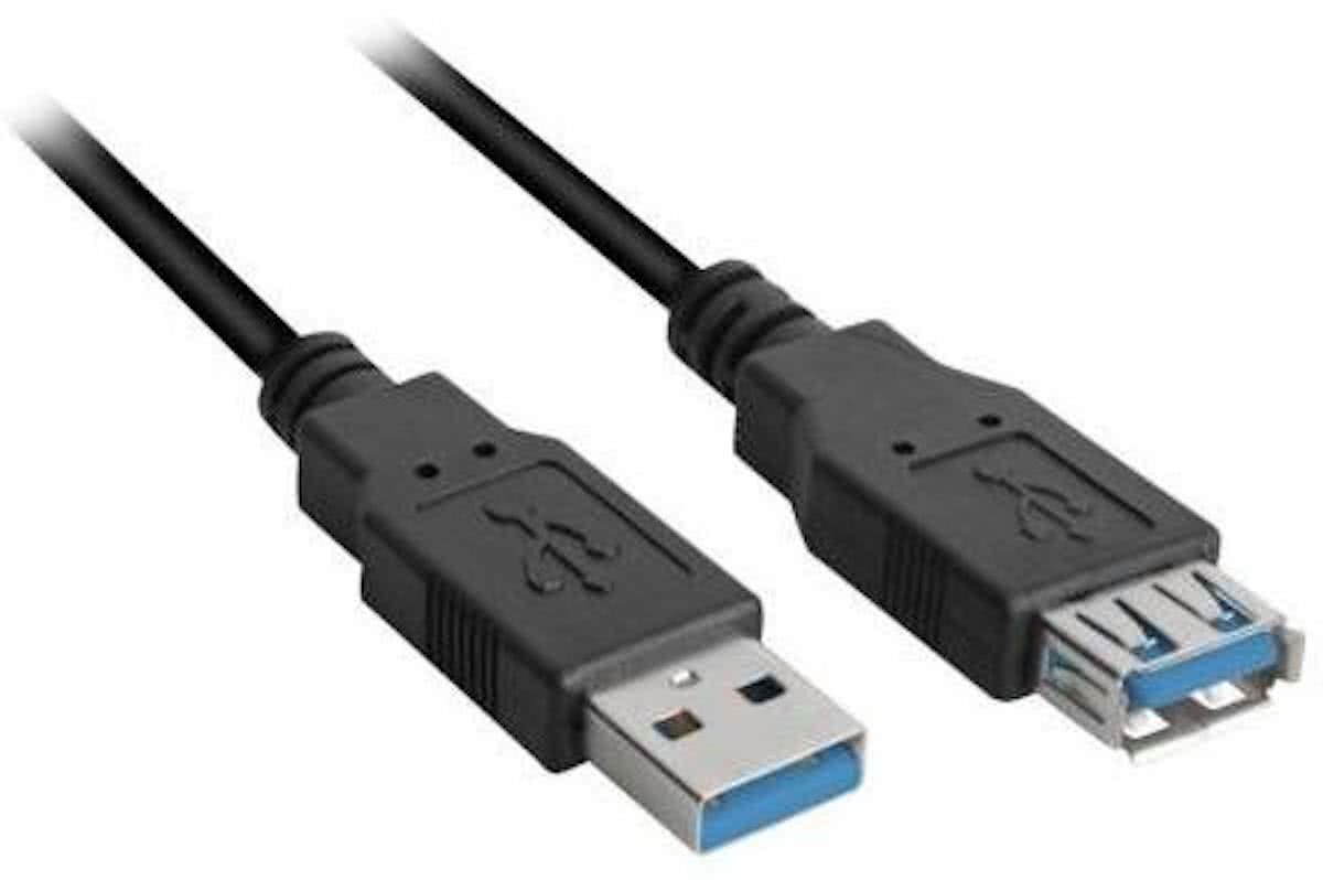 Sharkoon USB 3.0 A Male naar USB 3.0 A Female - 3 m