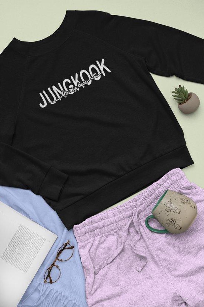 JungKook Kpop BTS Shirt Sweater / Unisex Maat S / K-Pop Boyband groep / Koreaans Bangtan Boys / My Bias Is JungKook