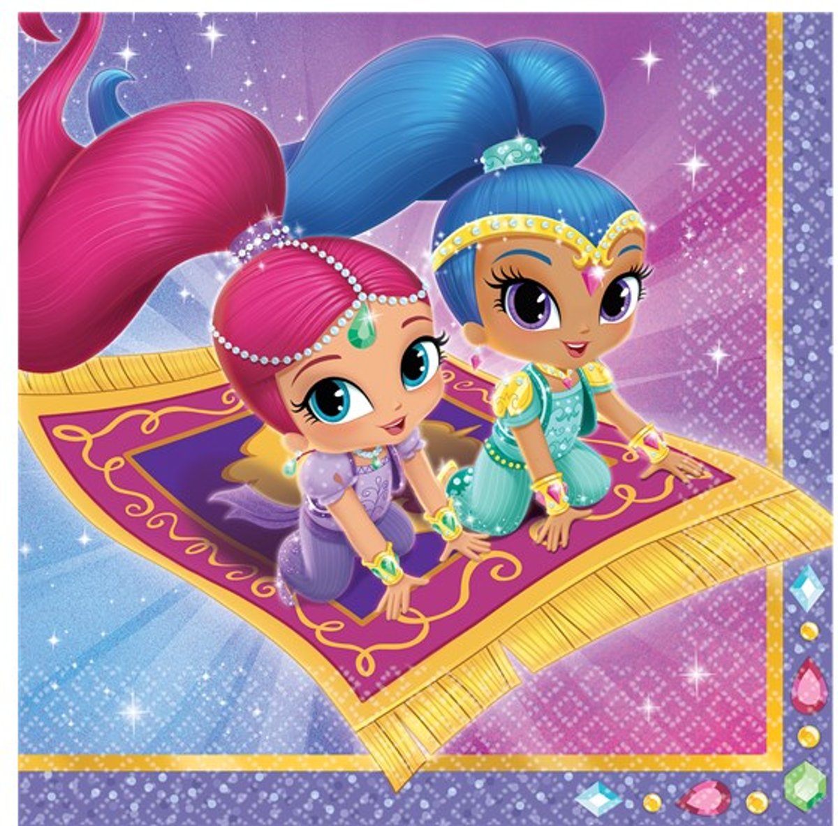 Shimmer and Shine servetten