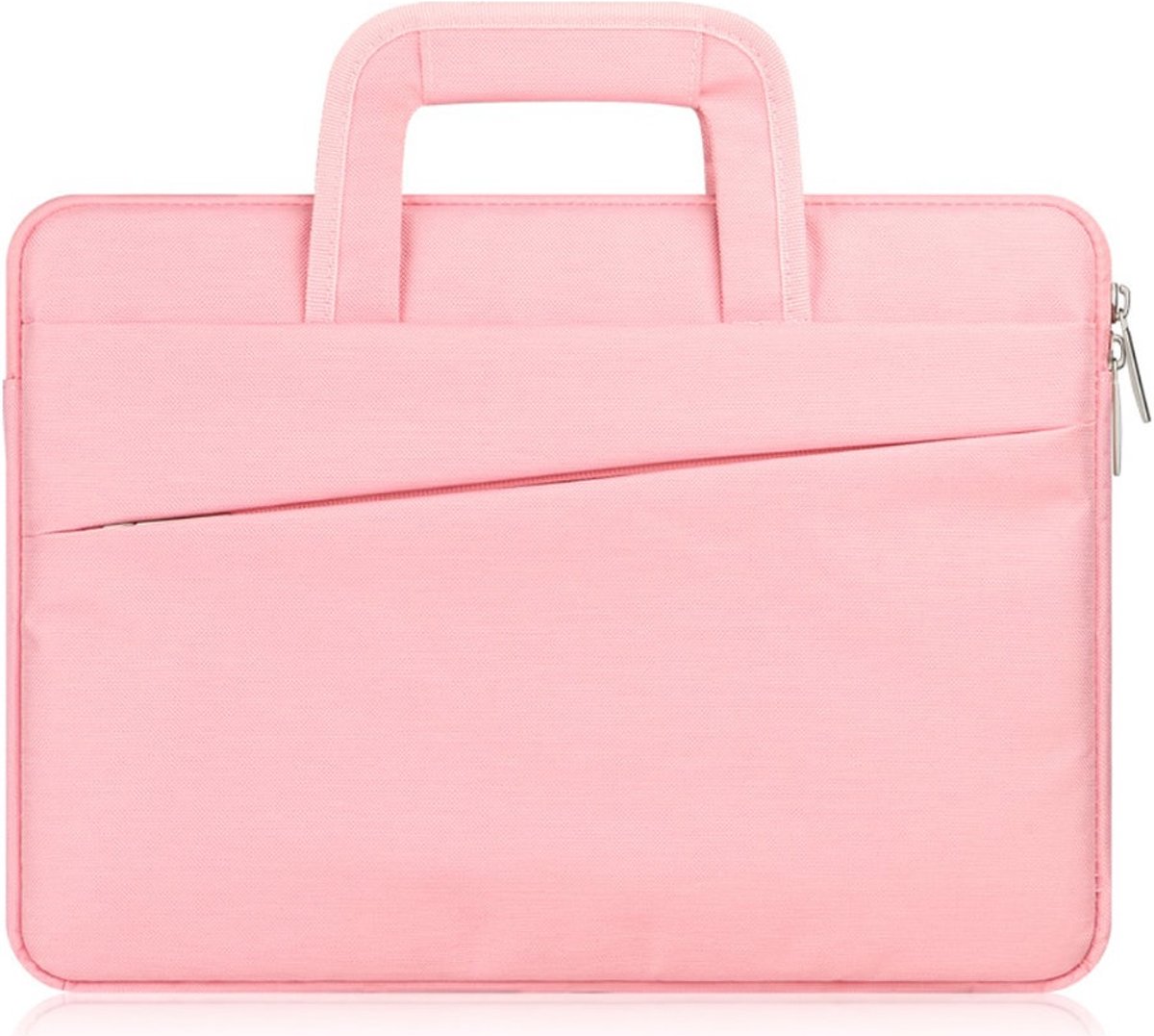 Shop4 - MacBook Pro 13 inch Sleeve met Handvaten - Business Roze