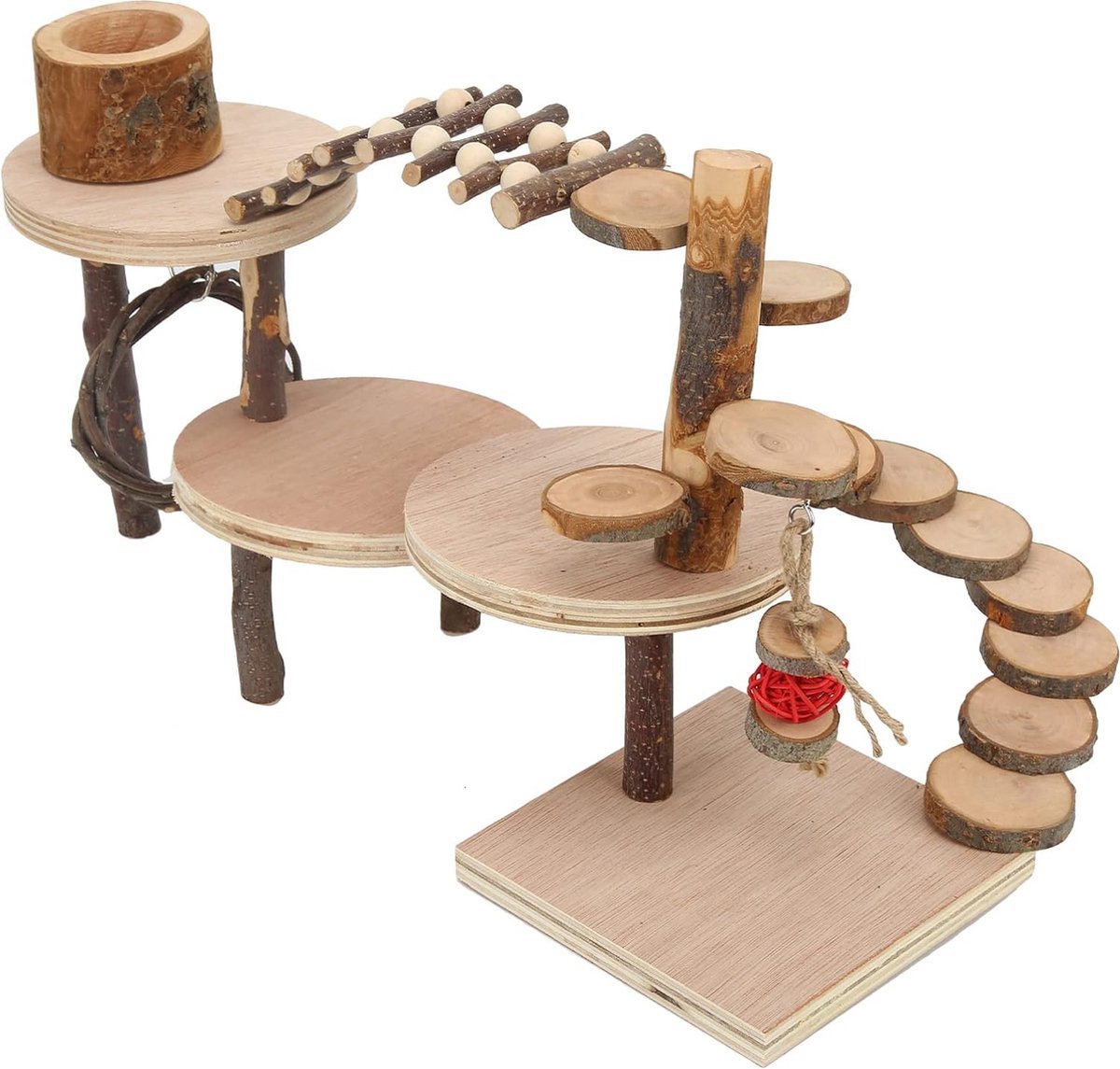 Klimladder Speelplatform voor Actief Spel en Verkenning - Stimuleert Natuurlijk Gedrag - Duurzaam Ontwerp