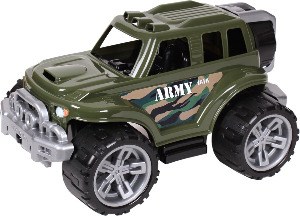 Army Speelgoedauto 4x4 - Donkergroen