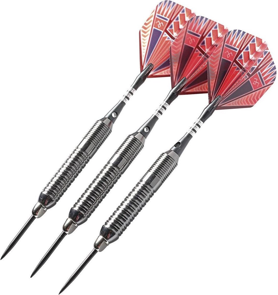 2x Set van 3 dartpijlen Raven Modular Value Range 22 grams - Darten/darts sport artikelen pijltjes messing