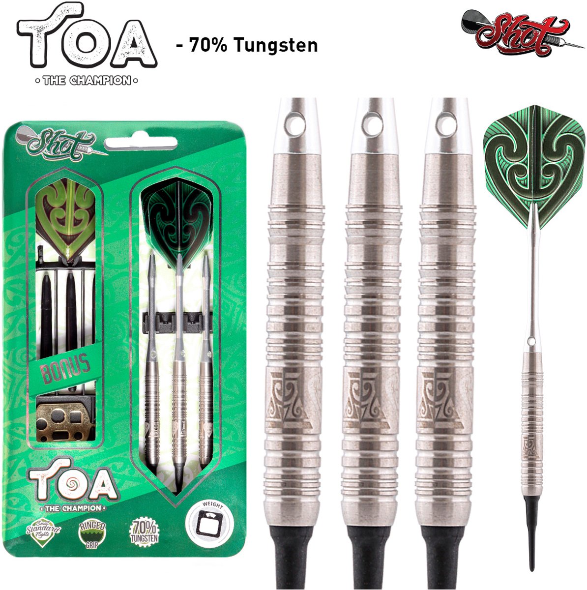 Shot Softtip Toa 70% Value Range 18 gram Darts