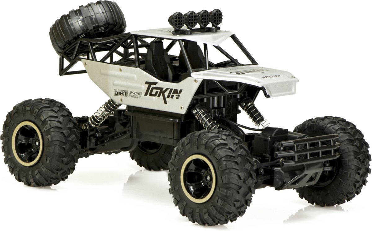   2.4GHz 4WD Rock Crawler 1:12 - 20KM/U - RC auto - Radiografisch Bestuurbaar - Zilver