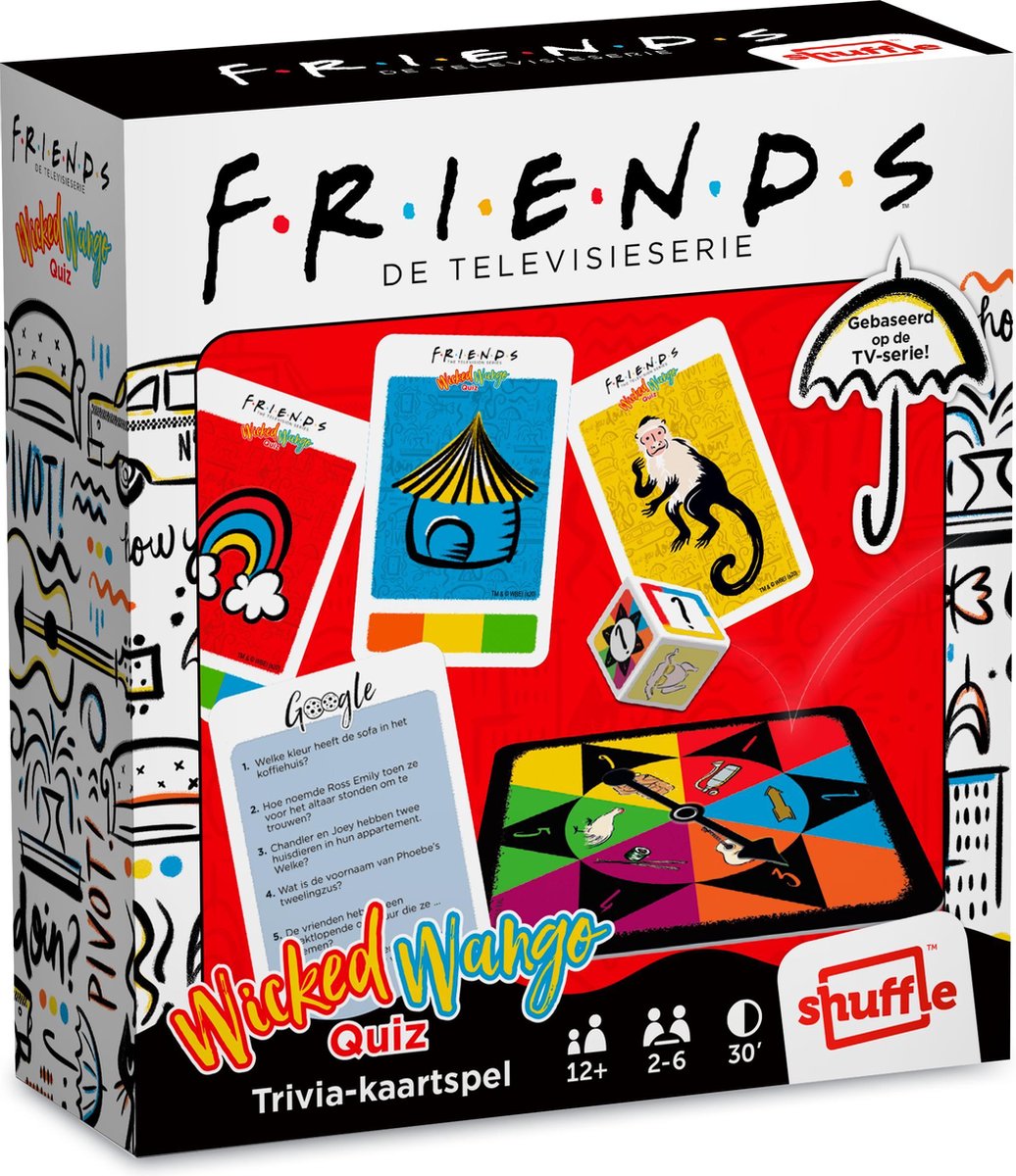 Friends - Friends tv serie - gezelschapsspel - Wicked Wango Quiz - Bamboozled