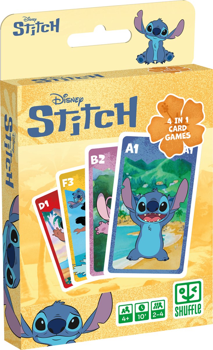   -   Stitch - 4 in 1 (Kwartet, memo, snap, actiespel)