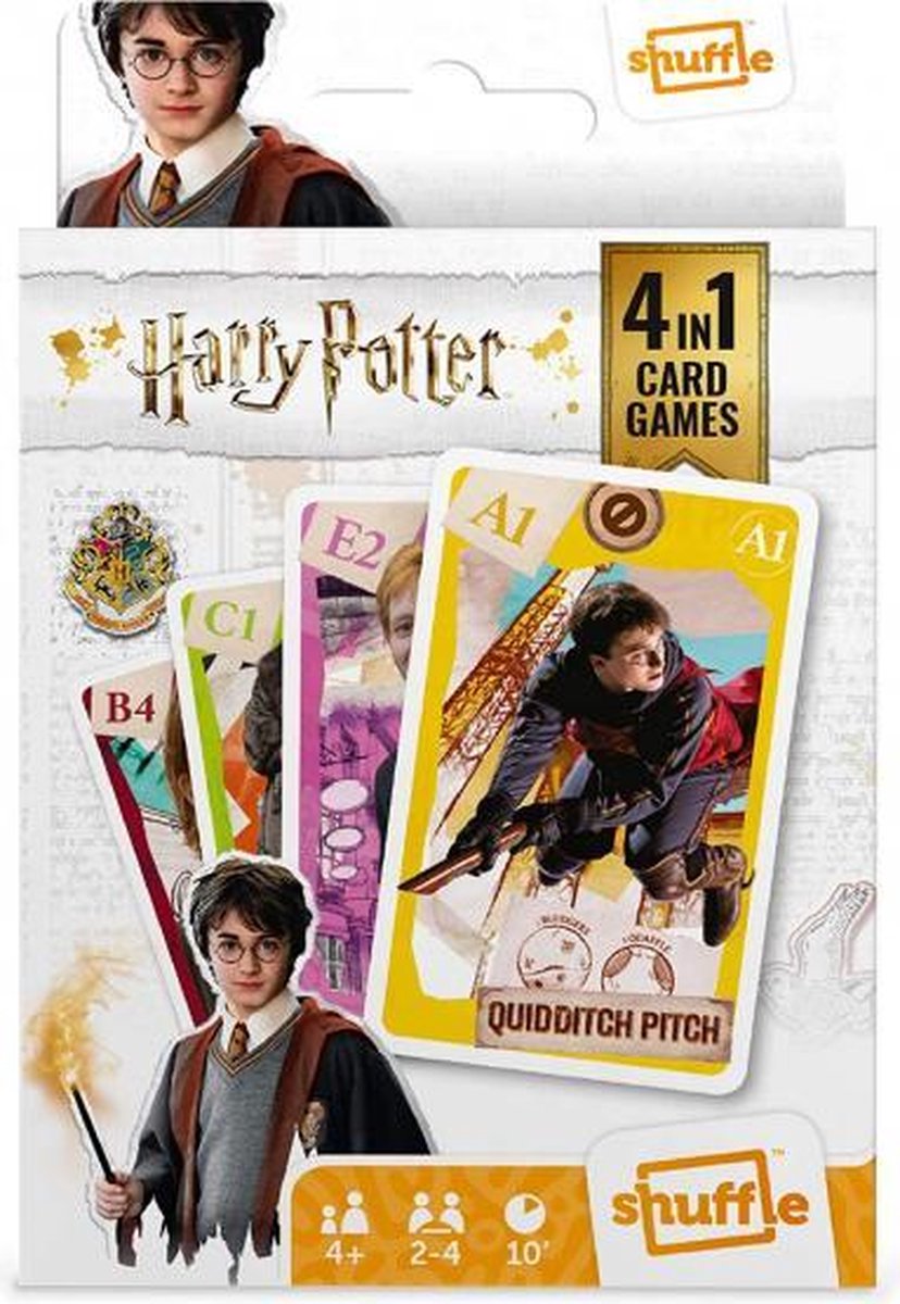 kaartspel 4-in-1 Harry Potter karton 32-delig