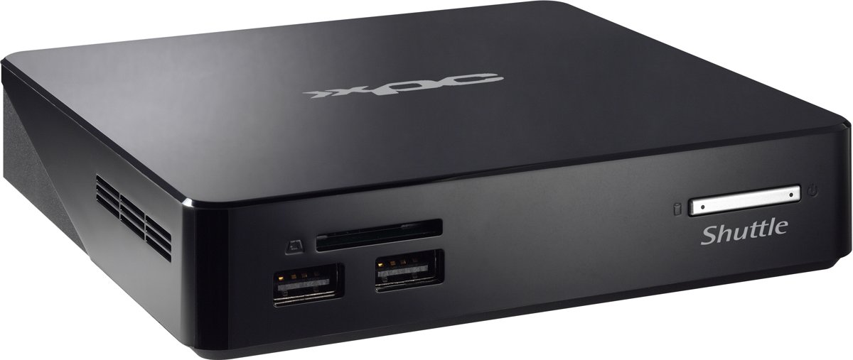 Shuttle XPC nano NS02A 1.5GHz RK3368 Nettop Zwart PC/workstation barebone