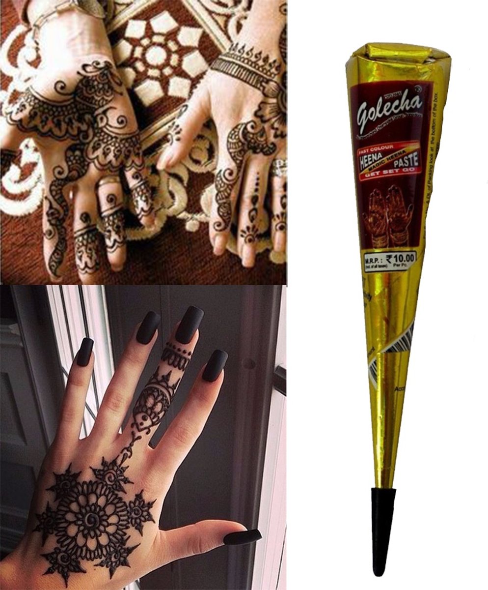 Henna Tattoo Inkt pasta Bruin