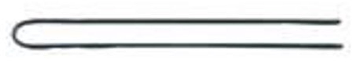   Haarspeldjes recht zwart 70mm-50st