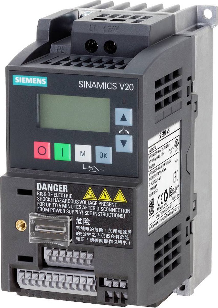 Siemens Basis converter 6SL3210-5BB17-5UV1 0.75 kW 200 V, 240 V