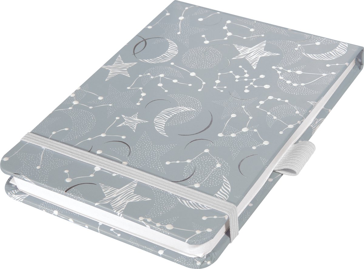 Sigel schetsblok - Jolie Beauty - A6 - Cosmic Fantasy Grey - blanco - 158 paginas - SI-SY550