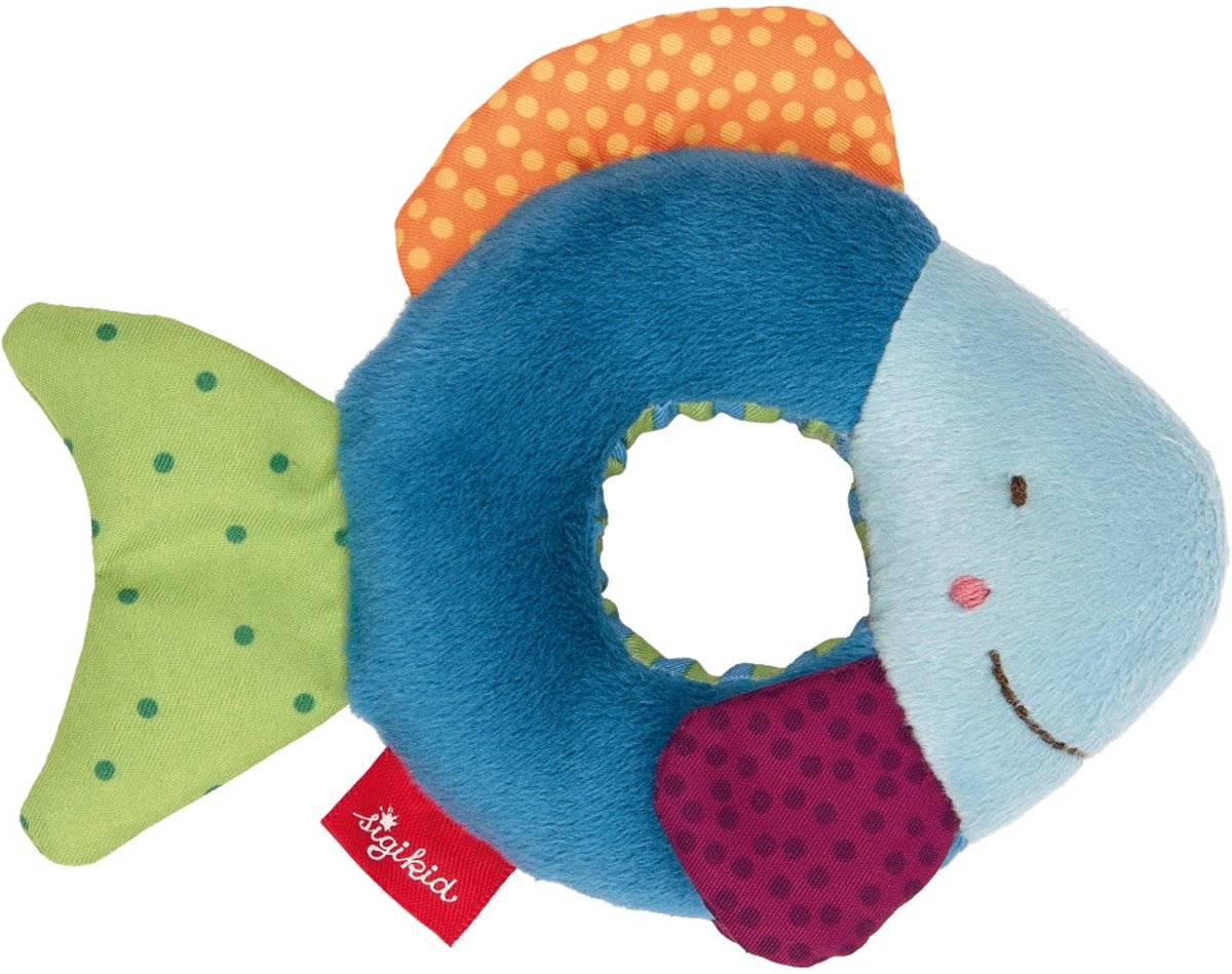 Sigikid Grasp Toy Fish, Red Stars