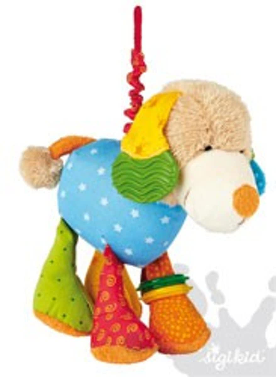 sigikid Hond baby ratelknuffel 40099