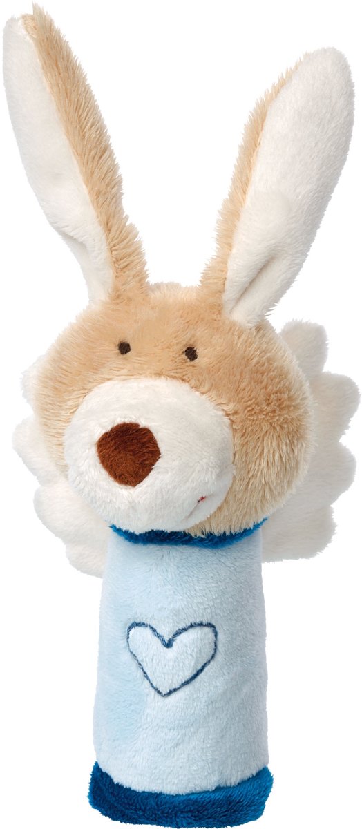 sigikid Rattle rabbit Guardian Angel, sigikid blue 42376