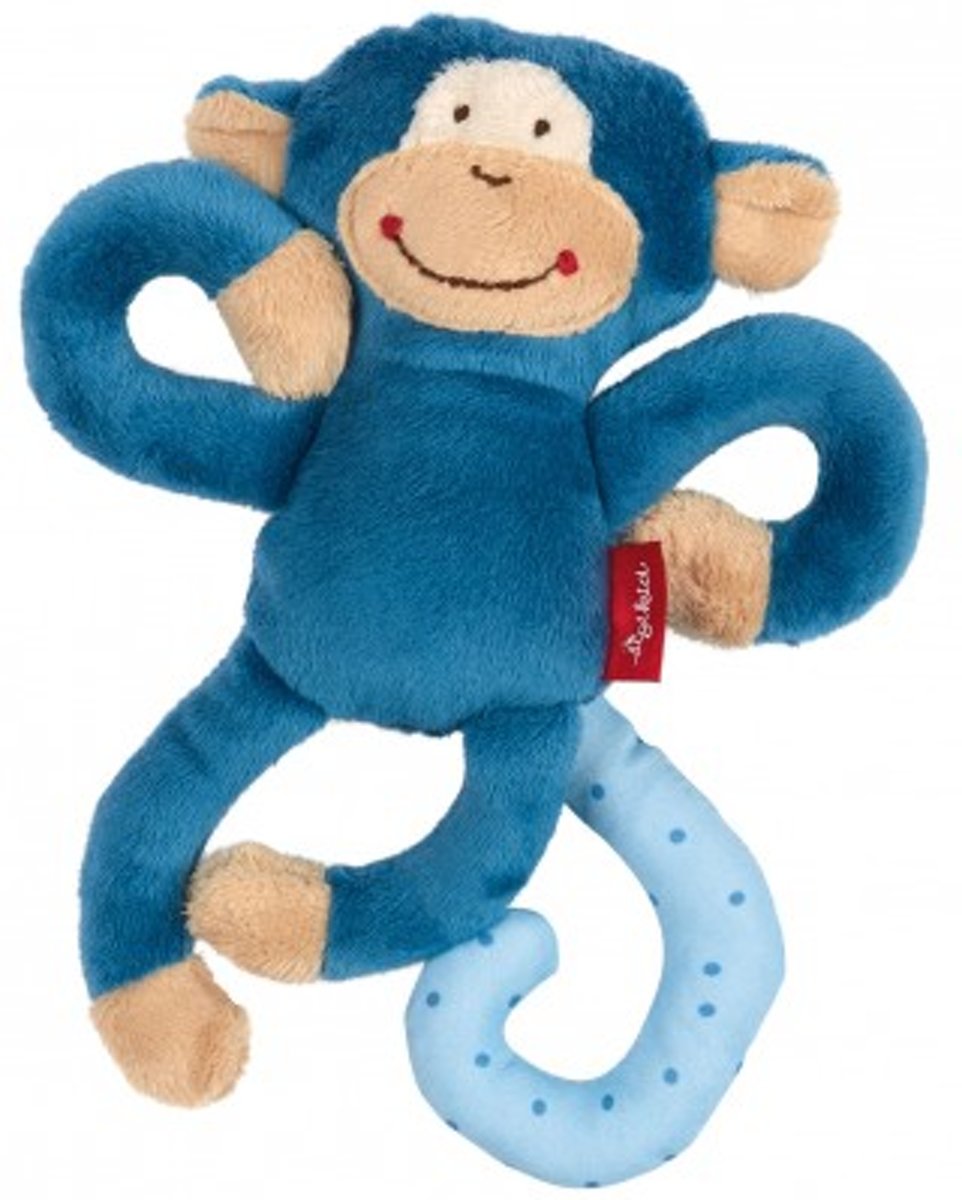 sigikid stoffen speeltje aap blauw 42169