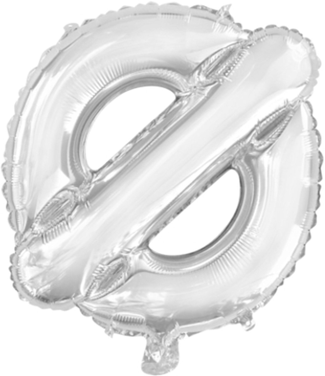 Folie Ballon Letter 40″ Ø - Zilver