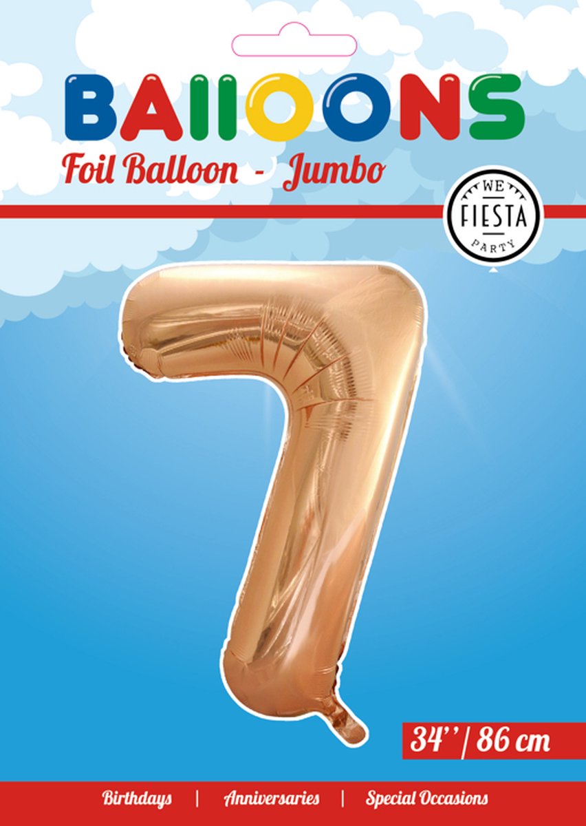 Folieballon 34