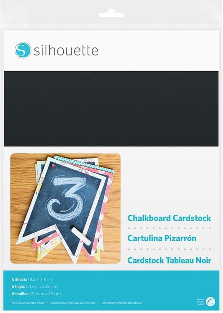 Silhouette Chalkboard Cardstock