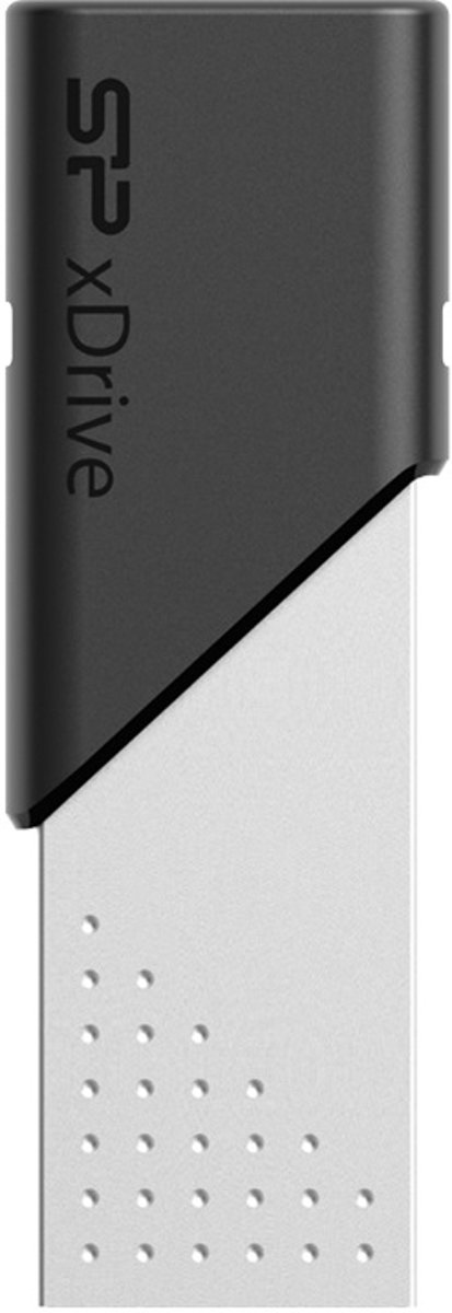 Silicon Power 128GB xDrive Z50 USB 3.1/ Lightning dual flashdrive Titanium