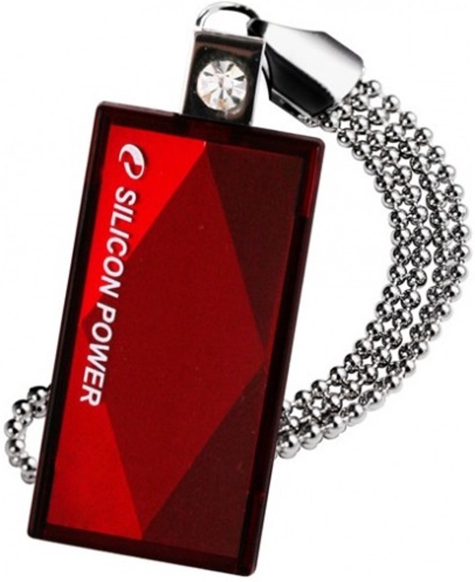 Silicon Power 64GB Touch 810 64GB USB 2.0 Rood USB flash drive