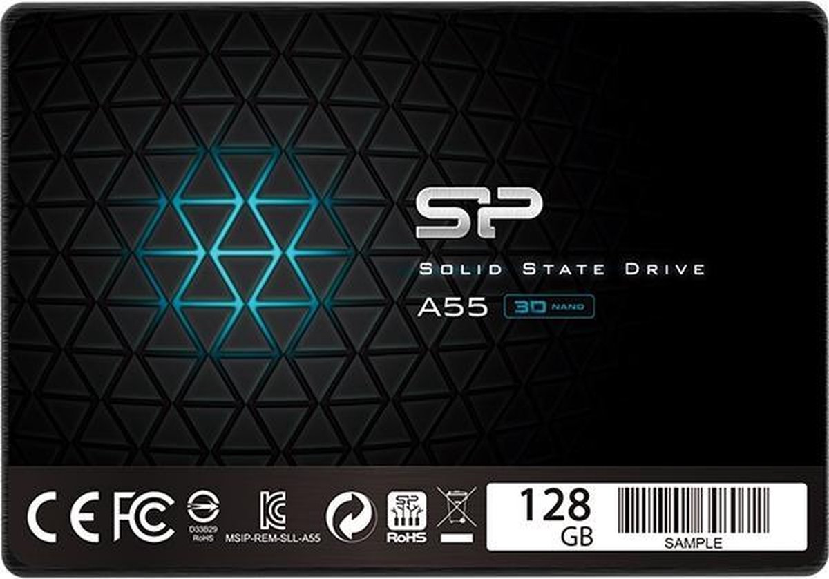 Silicon Power Ace A55 128GB 3D NAND SSD , max R/W 560/530 MB/s