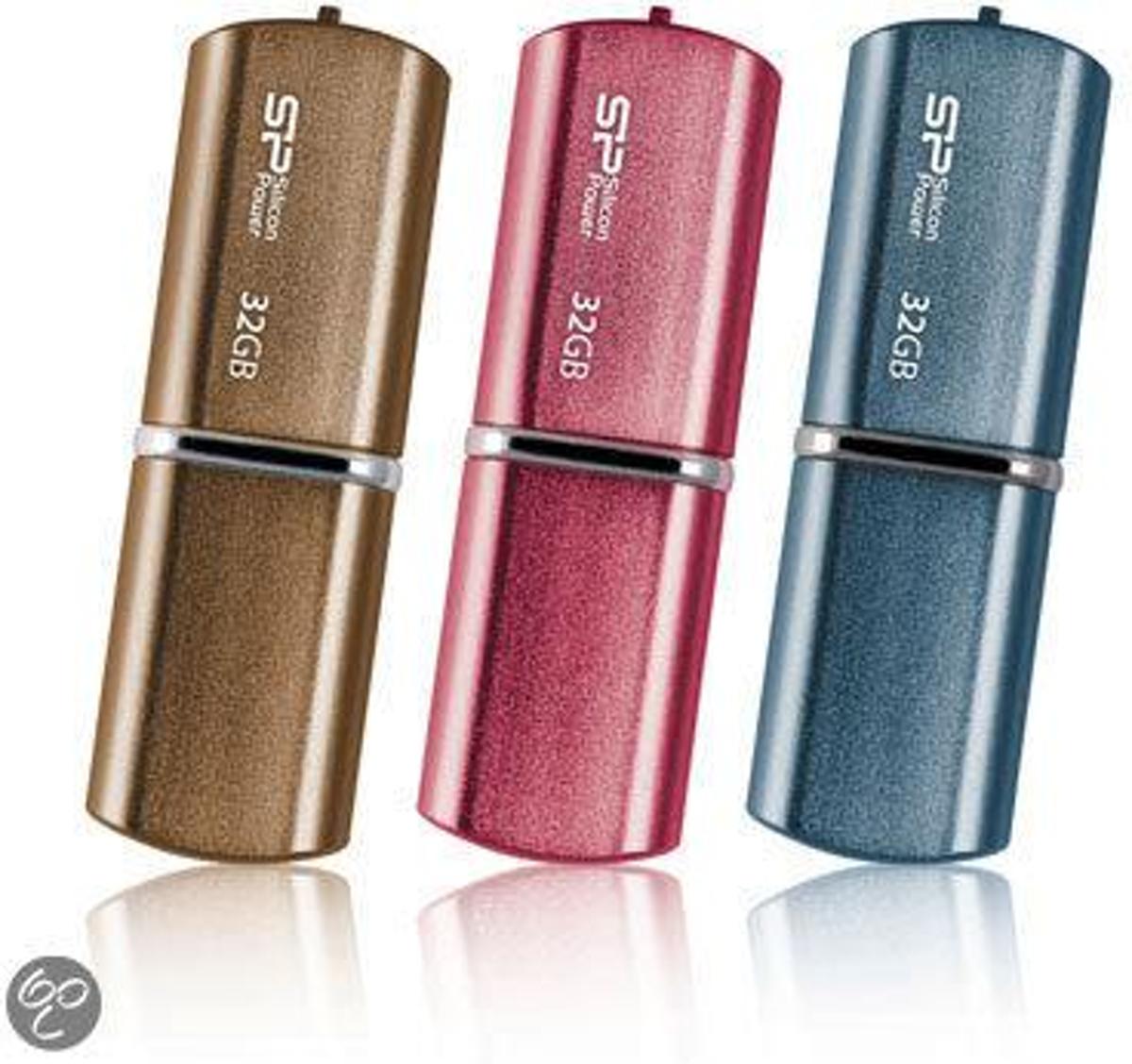 USB-Stick 64GB Silicon Power USB 2.0 720 Bronze/Alu Case