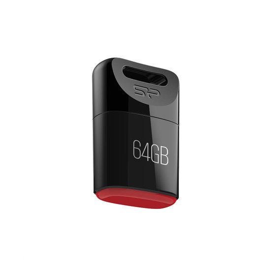 USB-Stick 64GB Silicon Power USB 2.0 COB T06 zwart