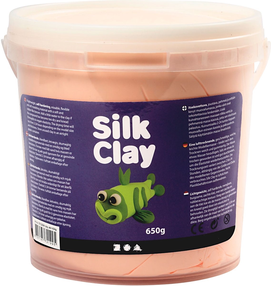 Silk Clay, huidskleur, 650 gr