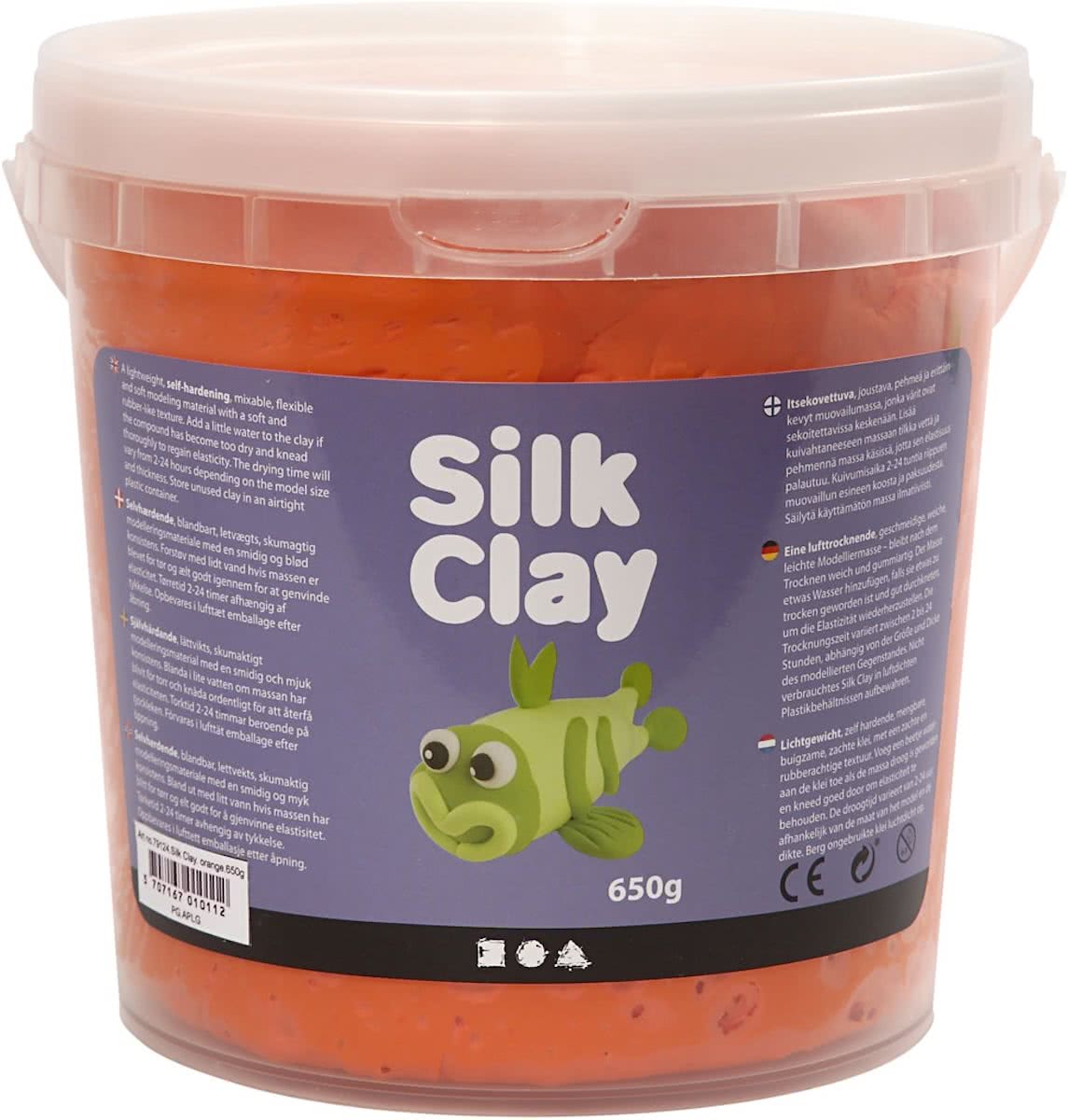 Silk Clay, oranje, 650 gr