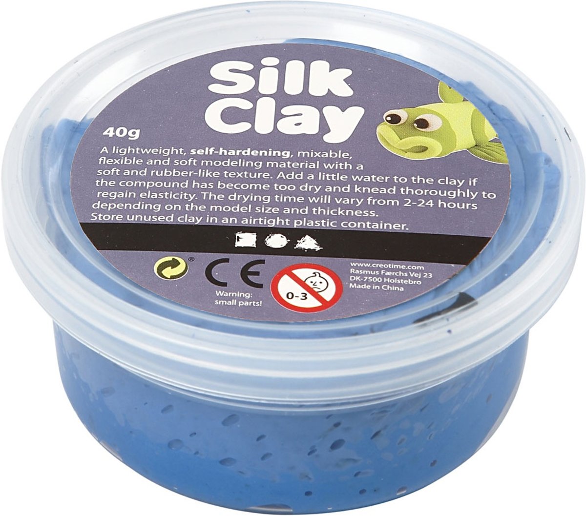 Silk Clay Klei Blauw 40 Gram (79105)