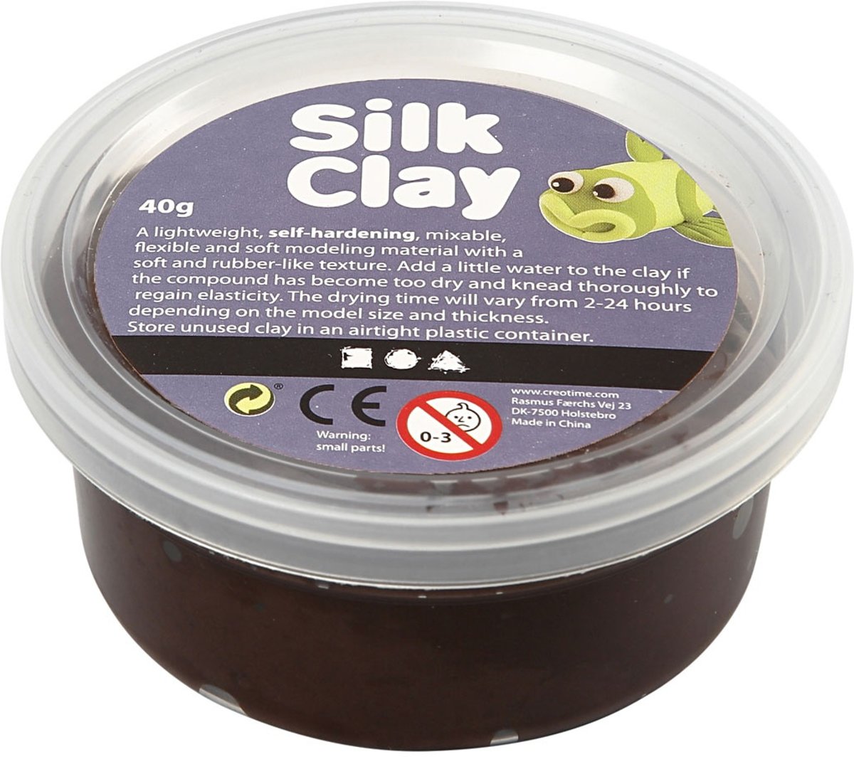 Silk Clay Klei Bruin 40 Gram (79123)