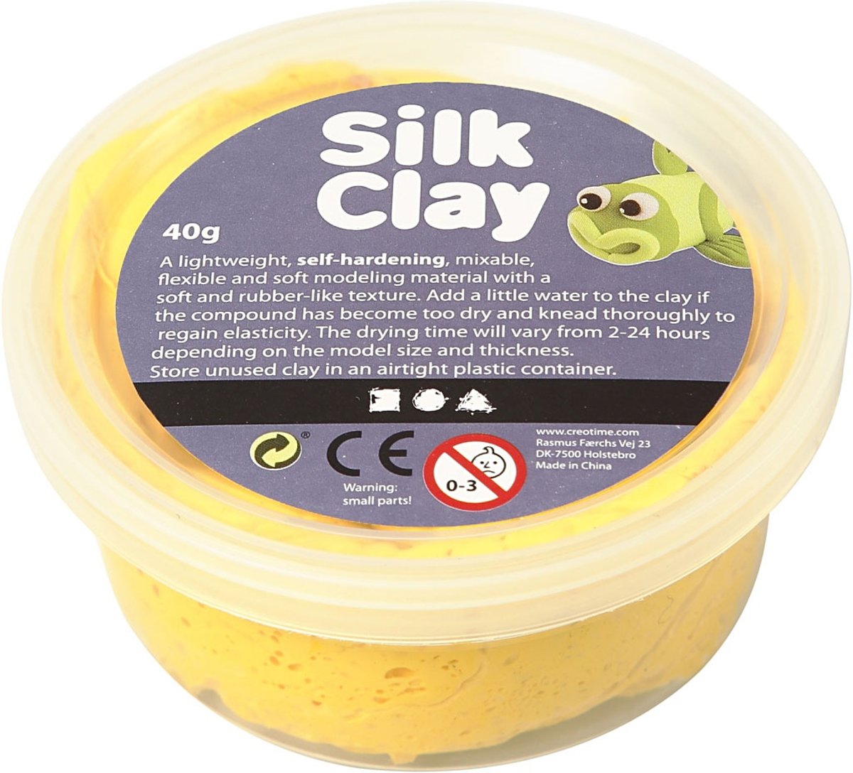 Silk Clay Klei Geel 40 Gram (79103)