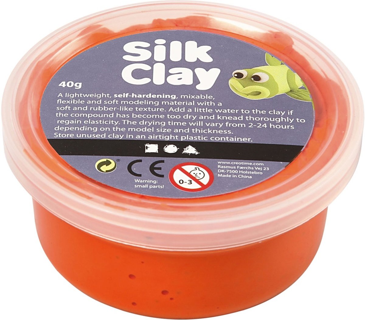 Silk Clay Klei Oranje 40 Gram (79106)