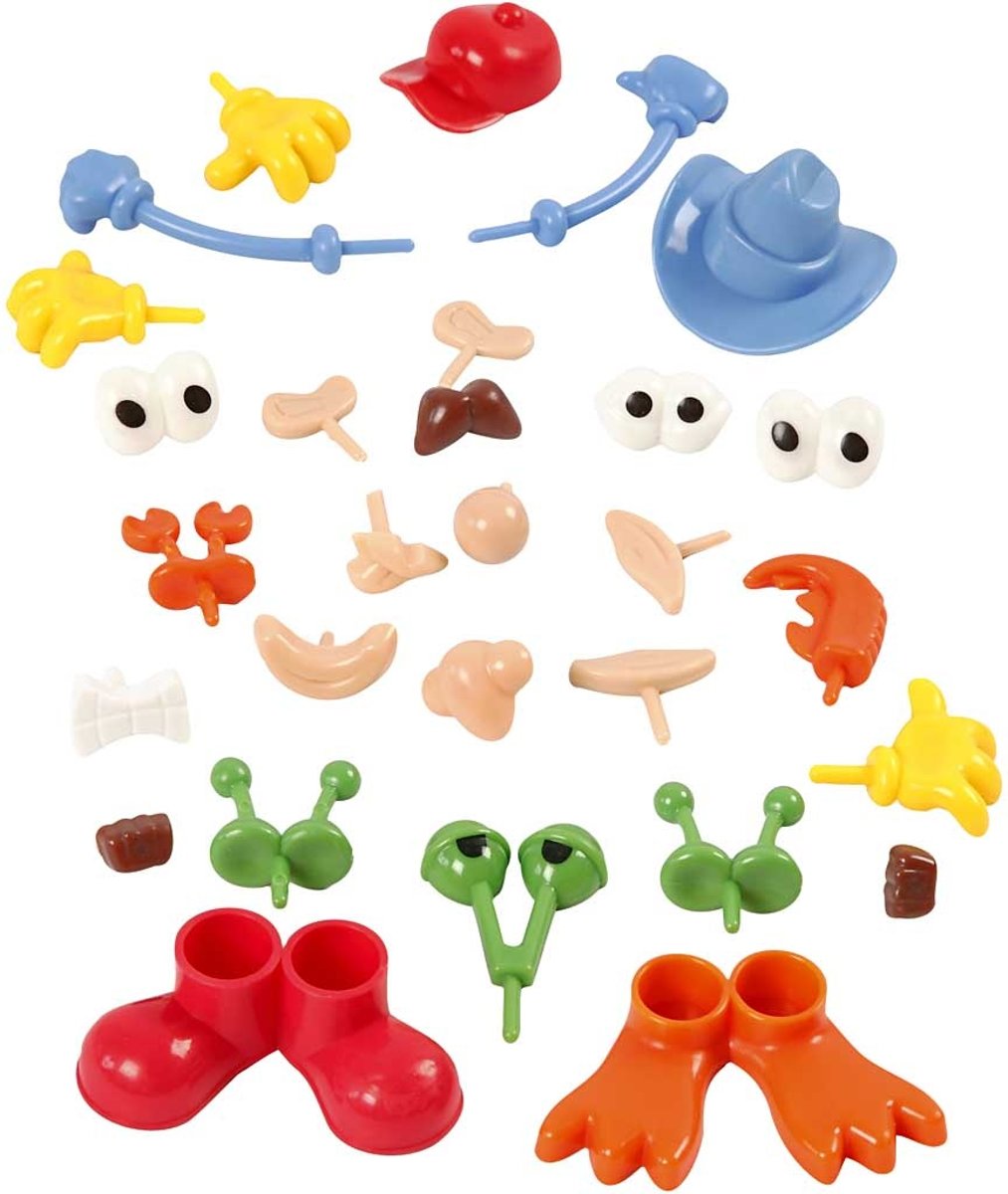   Knutselset Deco Lichaamsdelen 26-delig