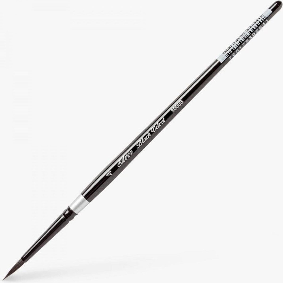 Silver Brush - Black Velvet Round Aquarelpenseel Serie 3000S - maat 4