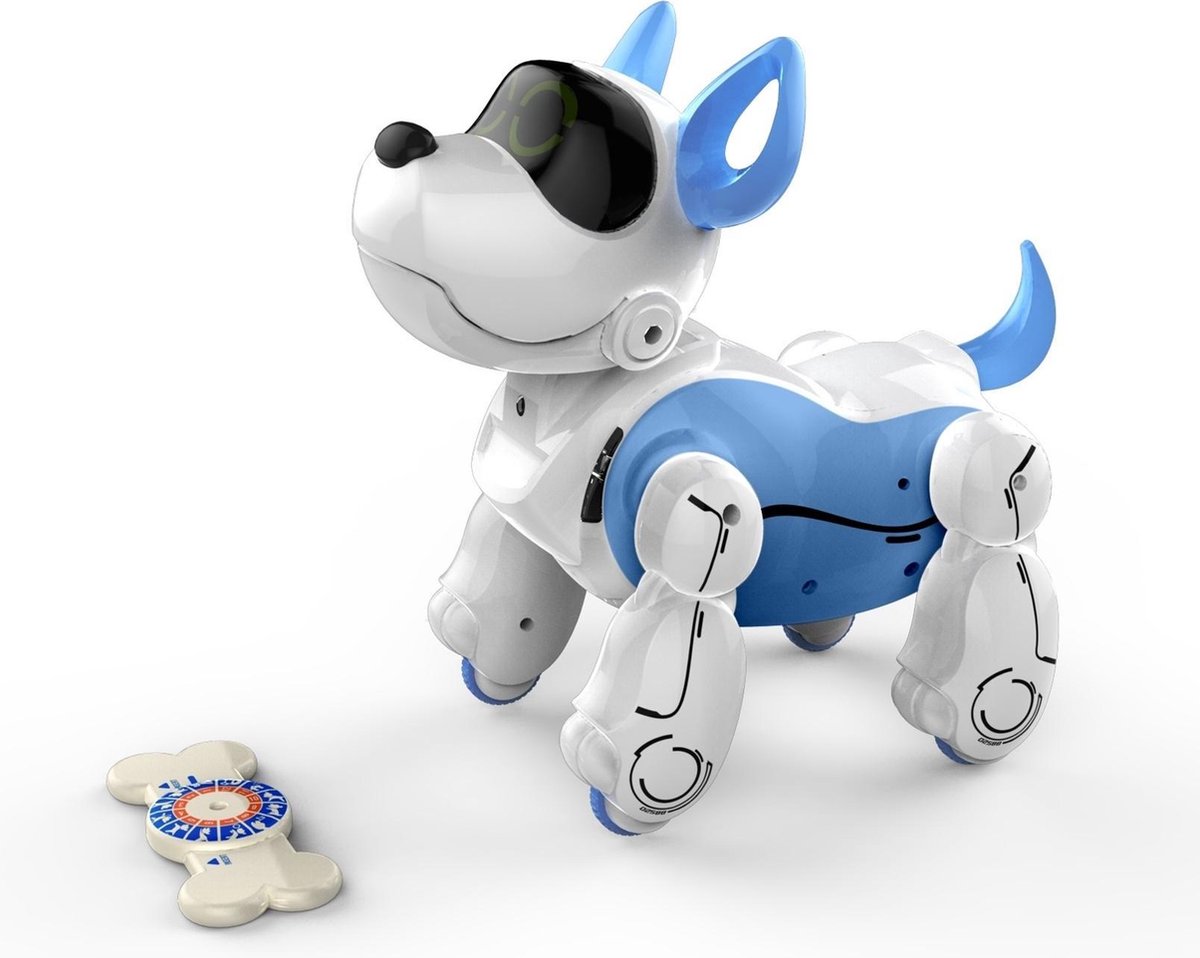   RC Robot Pupbo + Licht en Geluid Blauw/Wit