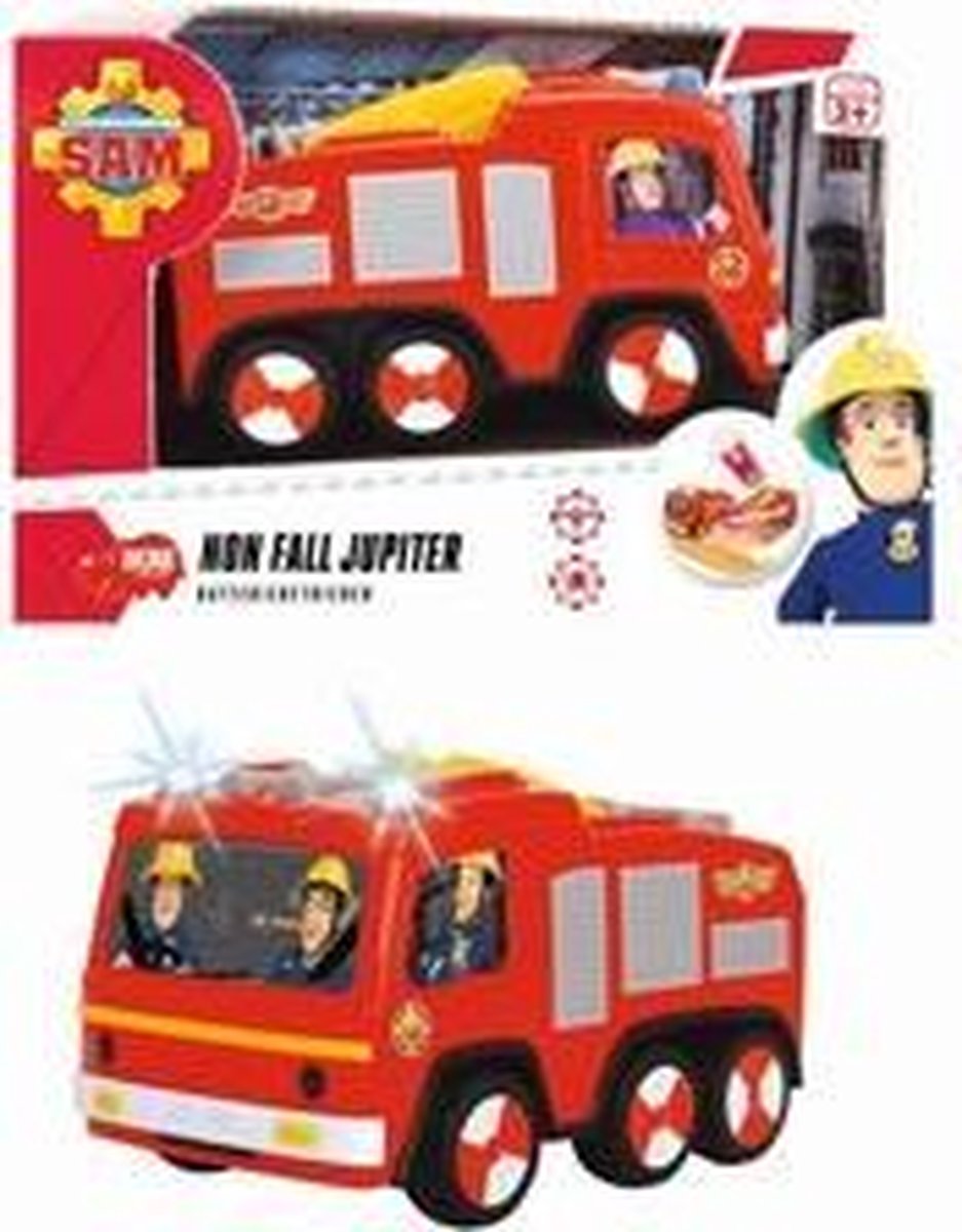 Brandweerman Sam Brandweerwagen Jupiter 14cm