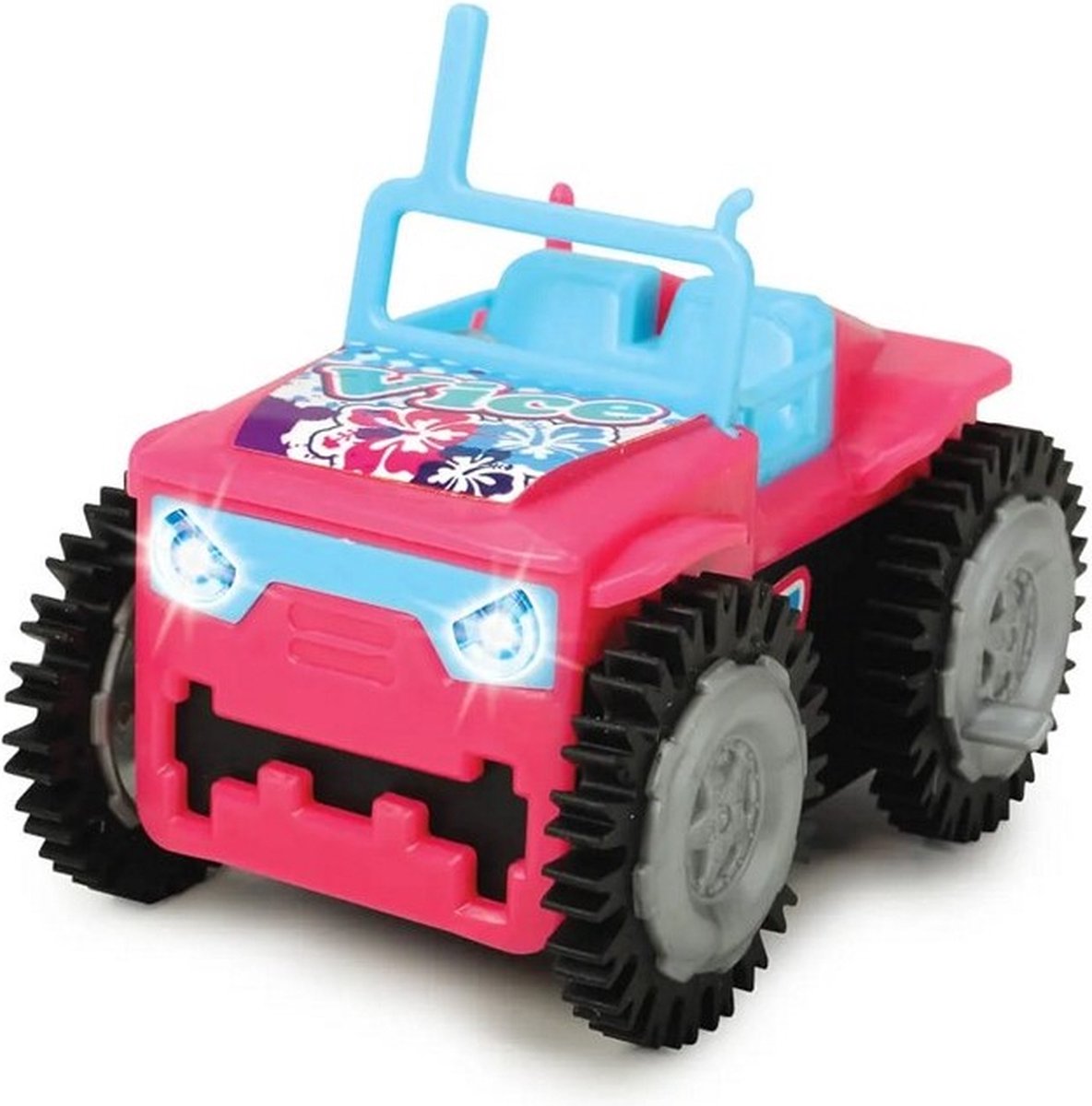 Dickie Toys Flip Over Buggy + Licht - Rood