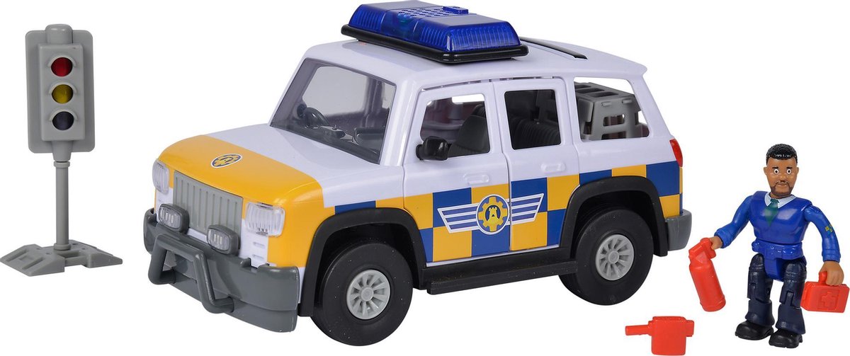 Brandweerman Sam Politiewagen incl. Figuur