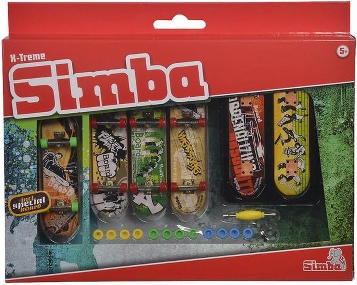 Fingerboard - Vinger Skateboard - Mega Set van 6